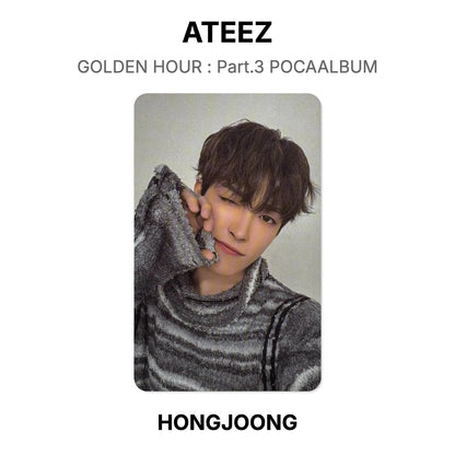 ATEEZ GOLDEN HOUR : Part.3 POCAALBUM Official Photocard