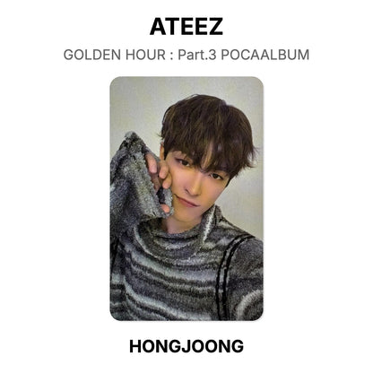 ATEEZ GOLDEN HOUR : Part.3 POCAALBUM Official Photocard