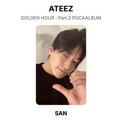 ATEEZ GOLDEN HOUR : Part.3 POCAALBUM Official Photocard