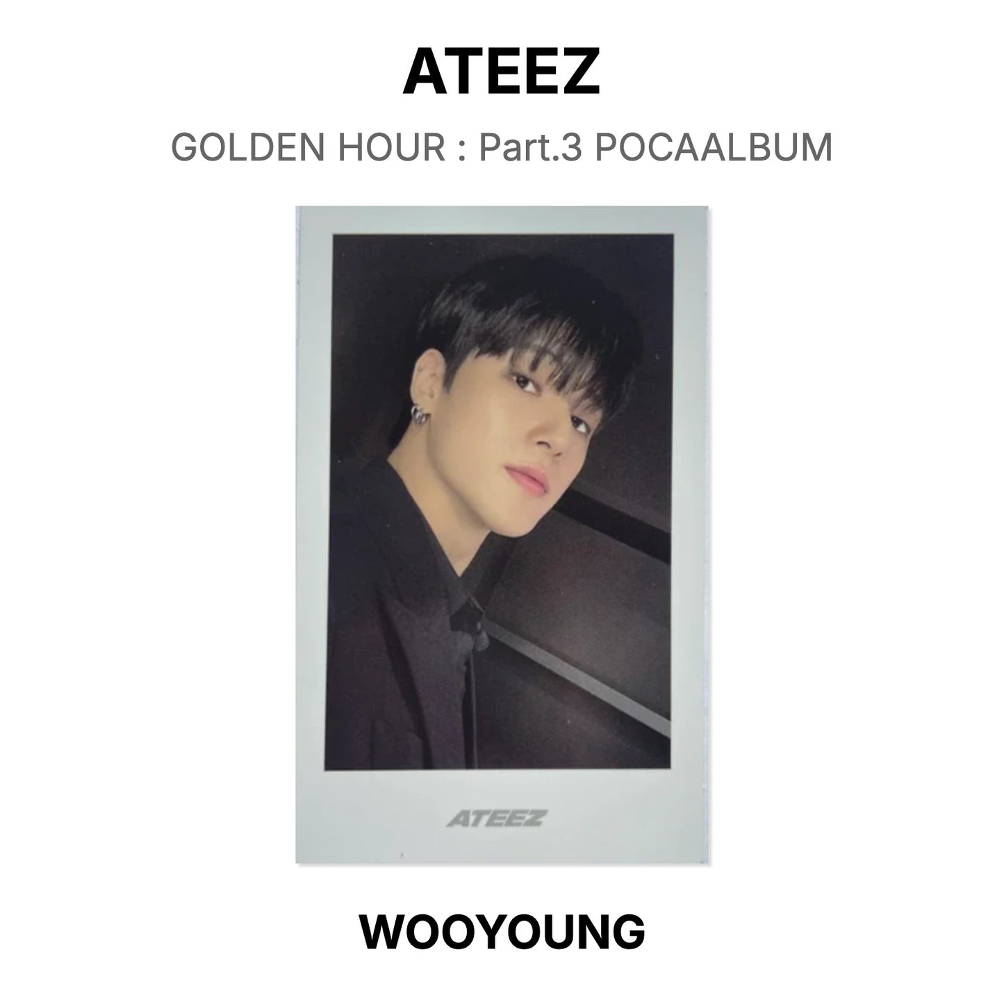 ATEEZ GOLDEN HOUR : Part.3 POCAALBUM Official Photocard