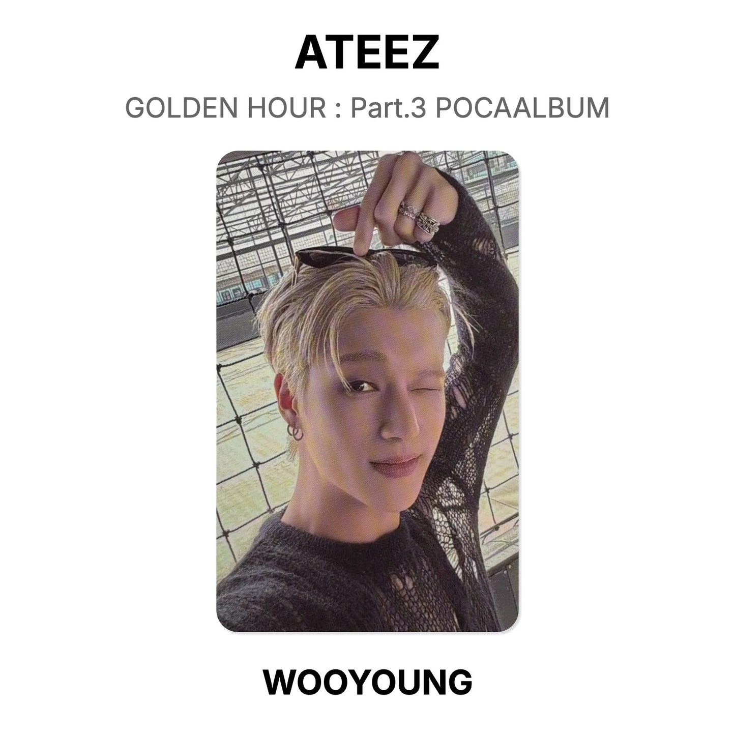 ATEEZ GOLDEN HOUR : Part.3 POCAALBUM Official Photocard