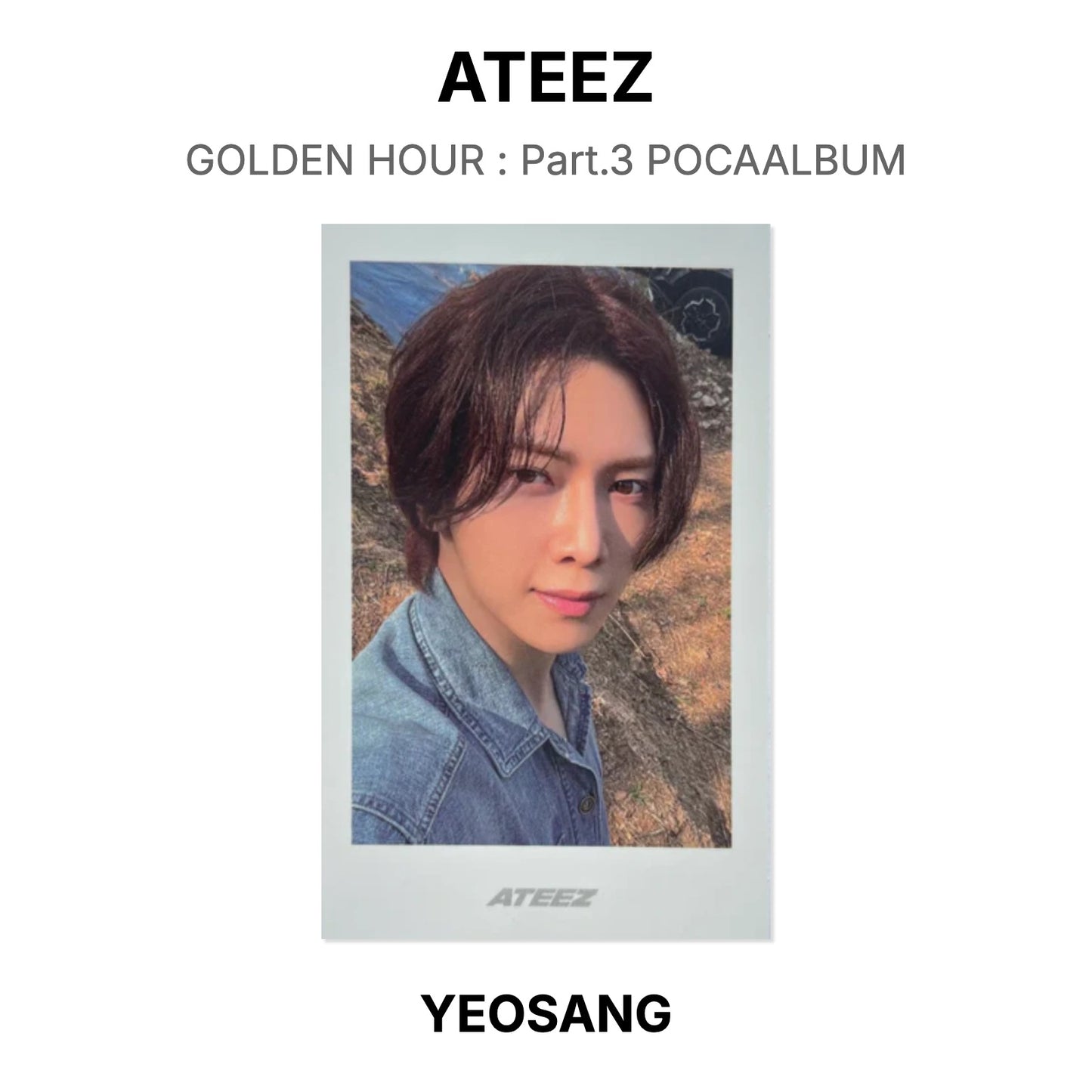 ATEEZ GOLDEN HOUR : Part.3 POCAALBUM Official Photocard