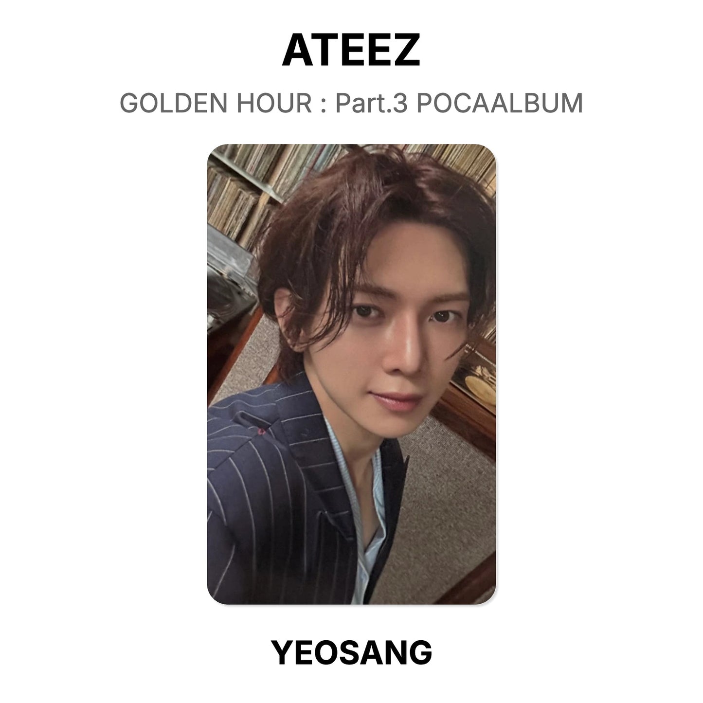 ATEEZ GOLDEN HOUR : Part.3 POCAALBUM Official Photocard