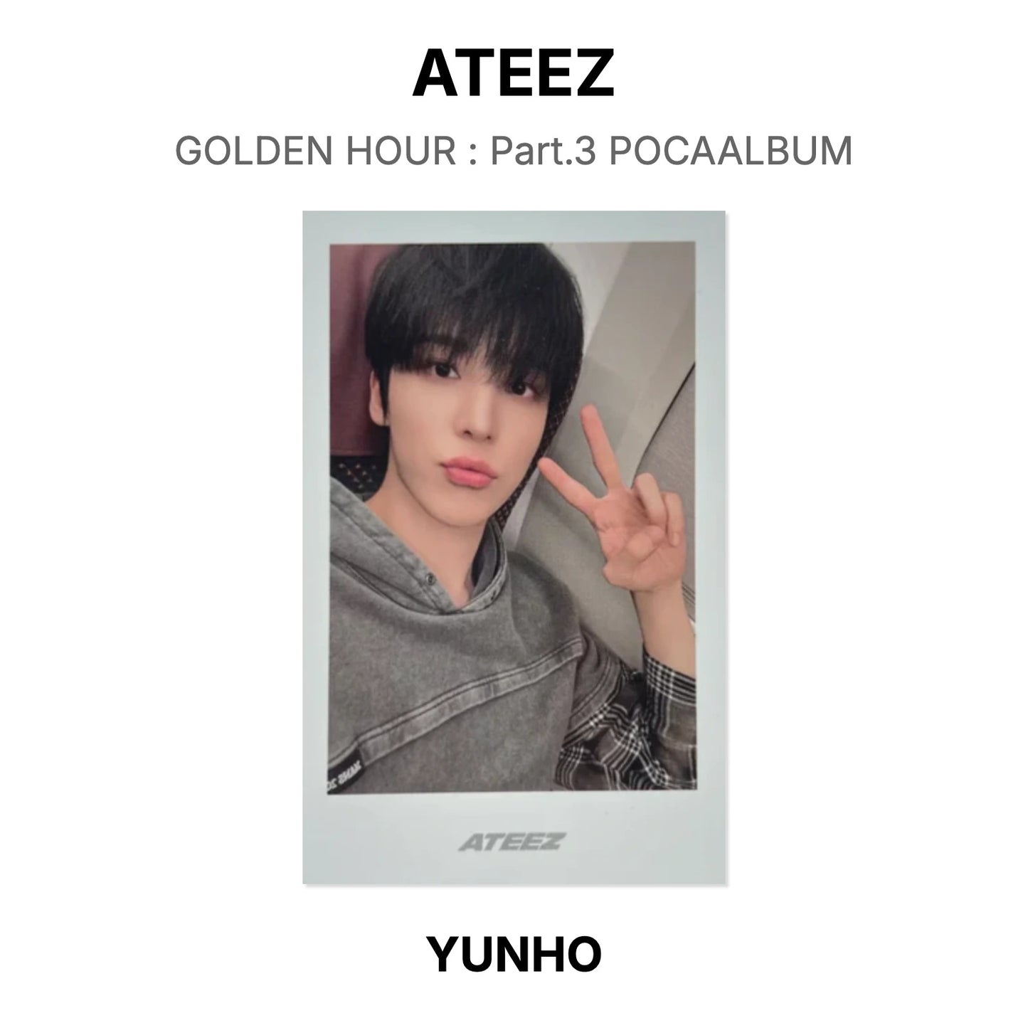 ATEEZ GOLDEN HOUR : Part.3 POCAALBUM Official Photocard