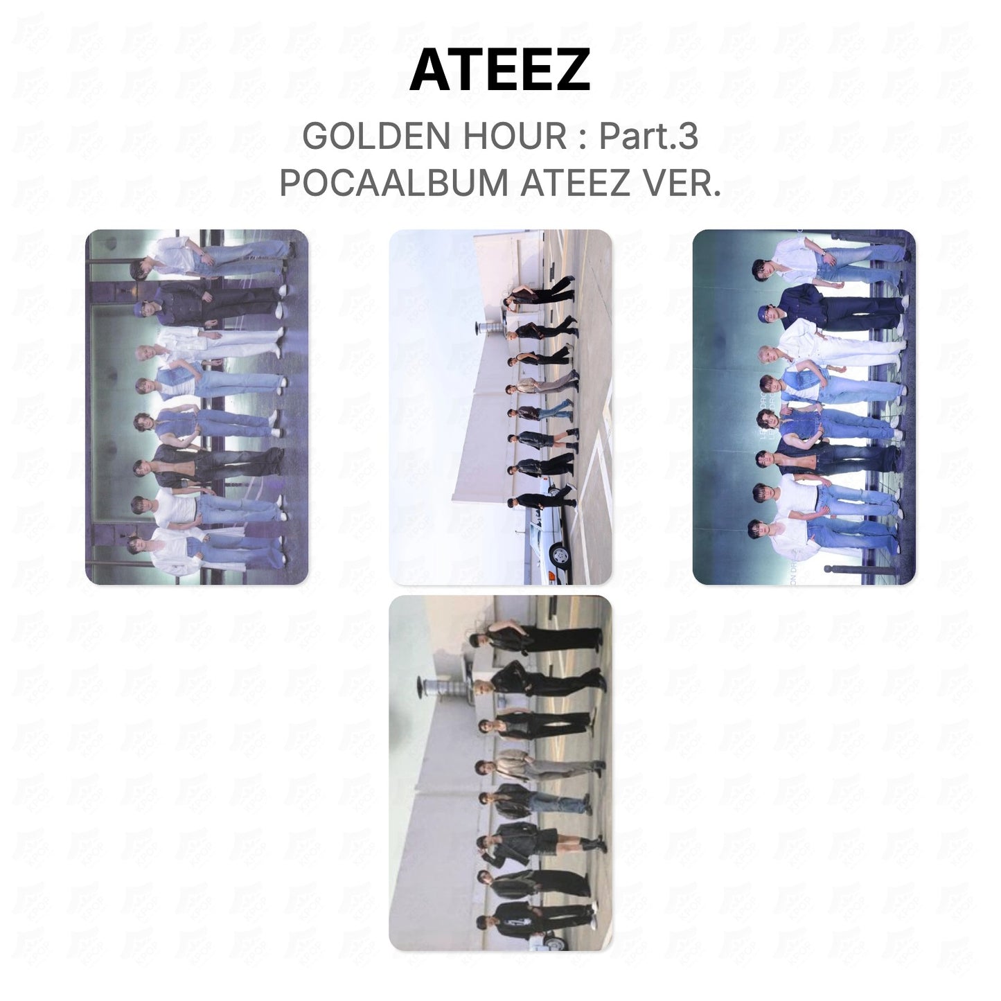 ATEEZ GOLDEN HOUR : Part.3 POCAALBUM ATEEZ VER. Official Photocard