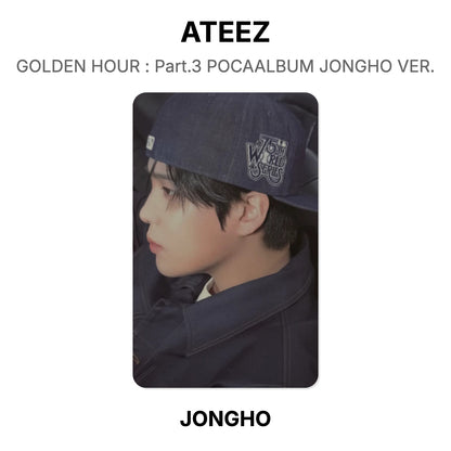 ATEEZ GOLDEN HOUR : Part.3 POCAALBUM JONGHO VER. Official Photocard