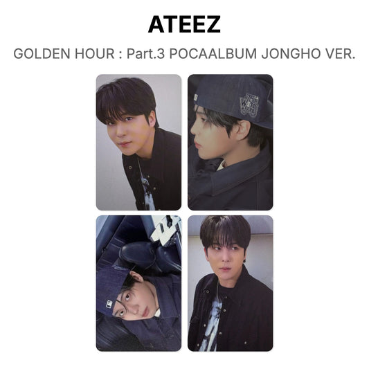 ATEEZ GOLDEN HOUR : Part.3 POCAALBUM JONGHO VER. photocard chính hãng