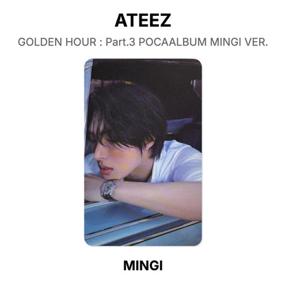 ATEEZ GOLDEN HOUR : Part.3 POCAALBUM MINGI VER. Official Photocard