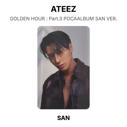 ATEEZ GOLDEN HOUR : Part.3 POCAALBUM SAN VER. photocard oficial