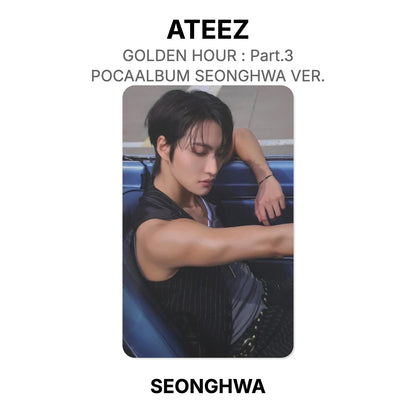 ATEEZ GOLDEN HOUR : Part.3 POCAALBUM SEONGHWA VER. Offizielle Photocard