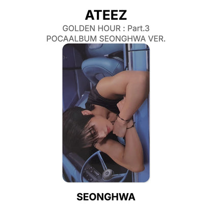 ATEEZ GOLDEN HOUR : Part.3 POCAALBUM SEONGHWA VER. Offizielle Photocard