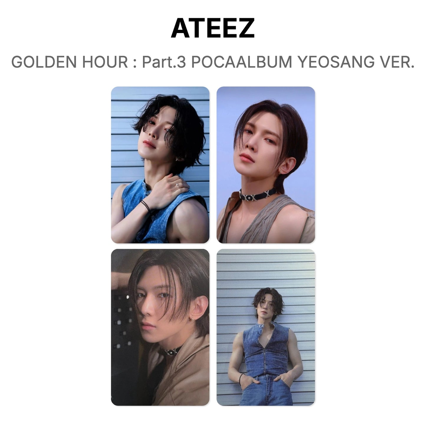 ATEEZ GOLDEN HOUR : Part.3 POCAALBUM YEOSANG VER. Offizielle Photocard
