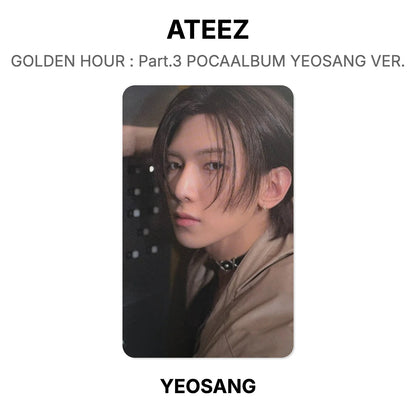 ATEEZ GOLDEN HOUR : Part.3 POCAALBUM YEOSANG VER. Offizielle Photocard