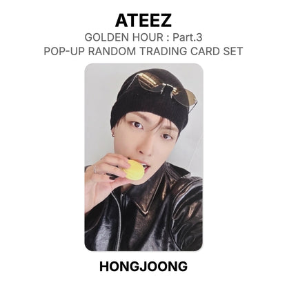 ATEEZ GOLDEN HOUR : Part.3 POP-UP RANDOM TRADING CARD SET Official Photocard