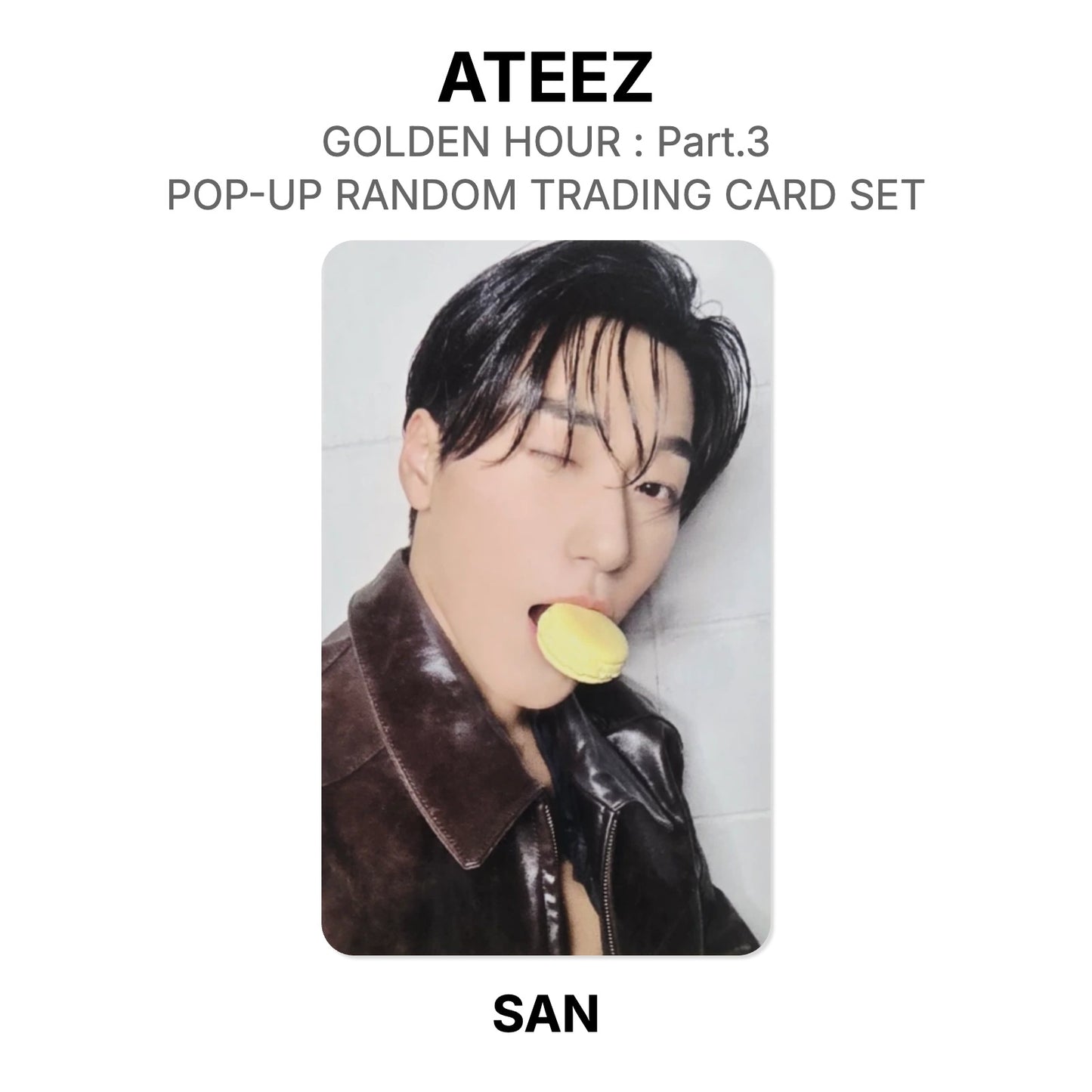 ATEEZ GOLDEN HOUR : Part.3 POP-UP RANDOM TRADING CARD SET Official Photocard