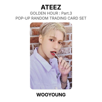 ATEEZ GOLDEN HOUR : Part.3 POP-UP RANDOM TRADING CARD SET Official Photocard