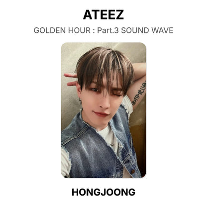 ATEEZ GOLDEN HOUR : Part.3 SOUND WAVE photocard officielle