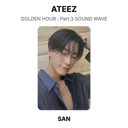 ATEEZ GOLDEN HOUR : Part.3 SOUND WAVE photocard officielle