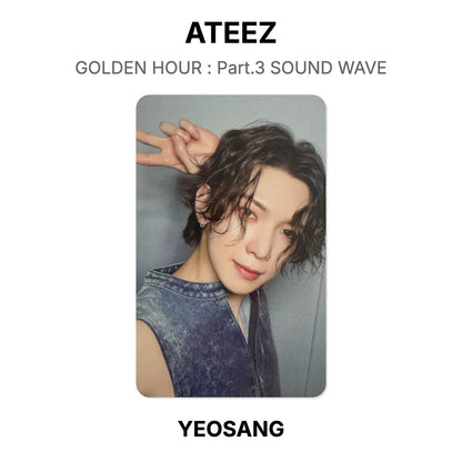 ATEEZ GOLDEN HOUR : Part.3 SOUND WAVE photocard officielle