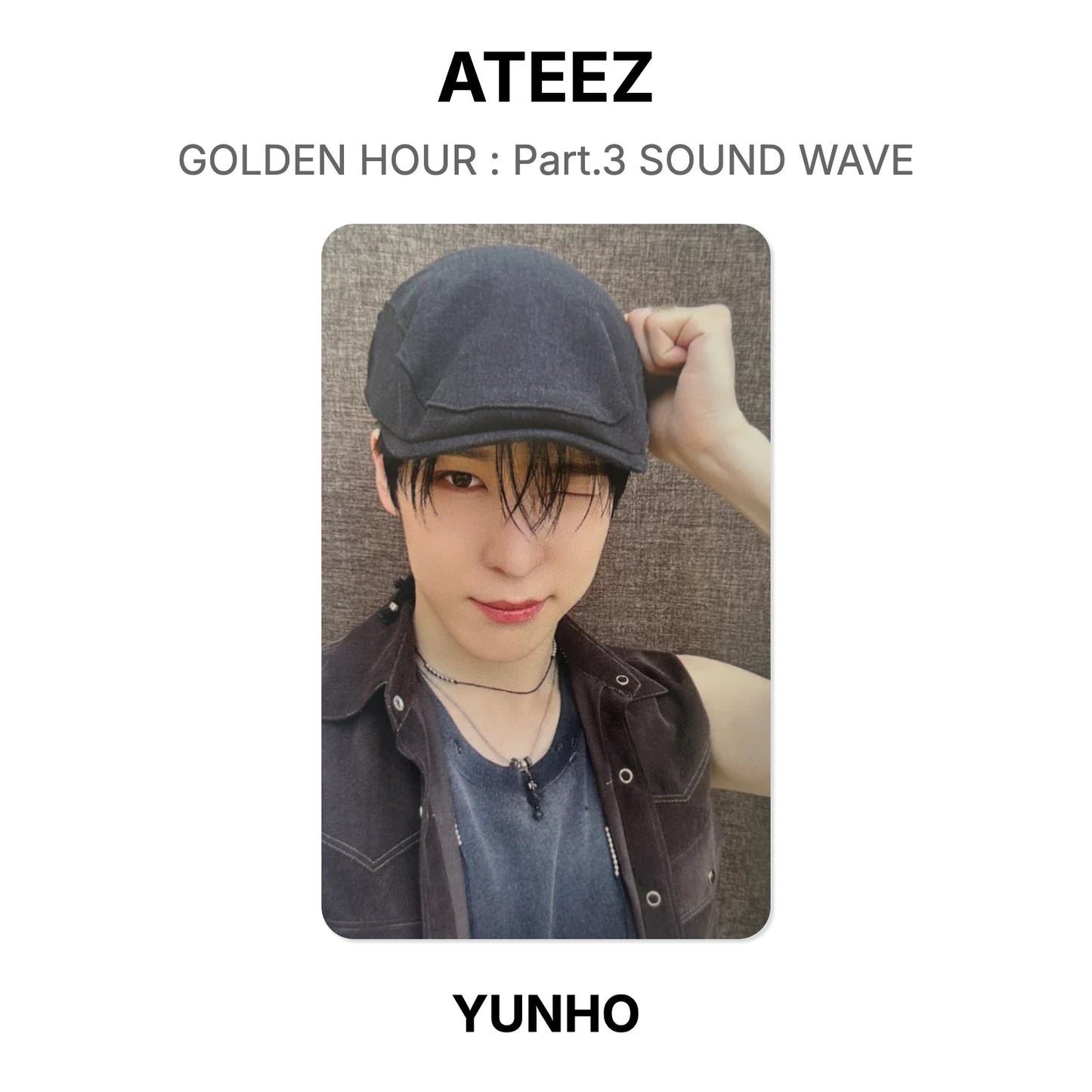 ATEEZ GOLDEN HOUR : Part.3 SOUND WAVE photocard officielle