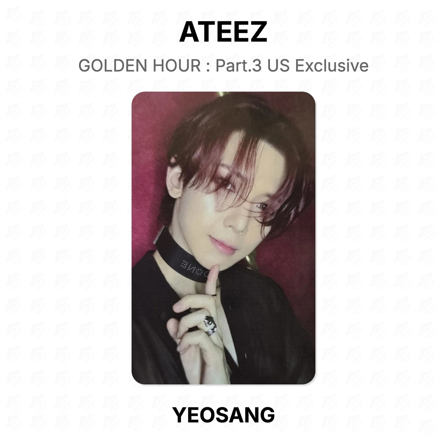 ATEEZ GOLDEN HOUR : Part.3 US Exclusive Offizielle Fotokarte