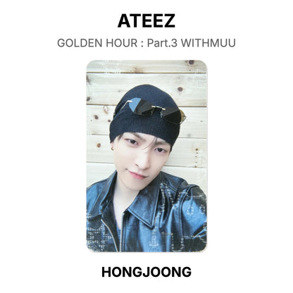 ATEEZ GOLDEN HOUR : Part.3 WITHMUU Offizielle Fotokarte