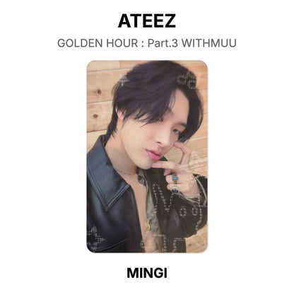 ATEEZ GOLDEN HOUR : Part.3 WITHMUU Offizielle Fotokarte