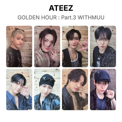 ATEEZ GOLDEN HOUR : Part.3 WITHMUU Offizielle Fotokarte