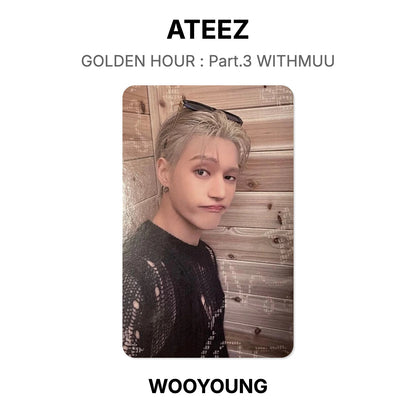 ATEEZ GOLDEN HOUR : Part.3 WITHMUU Offizielle Fotokarte
