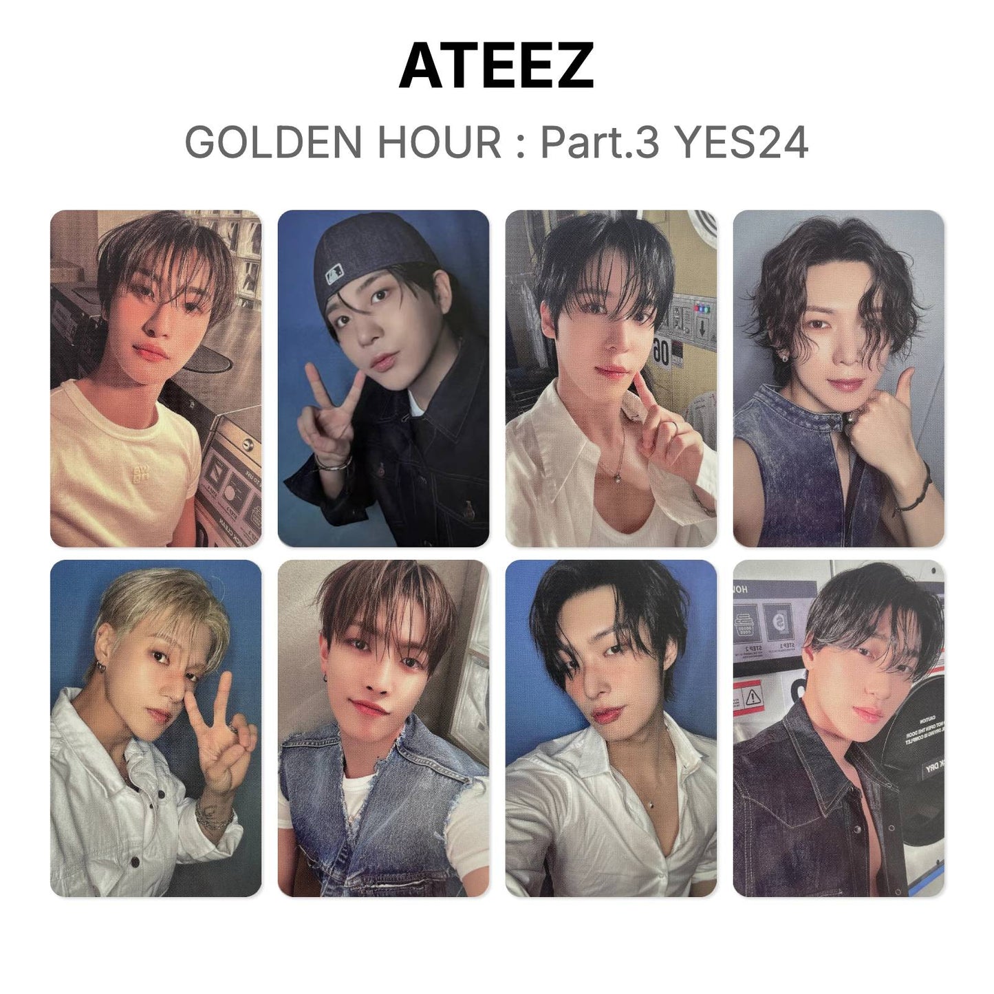 ATEEZ GOLDEN HOUR : Part.3 YES24 Official Photocard
