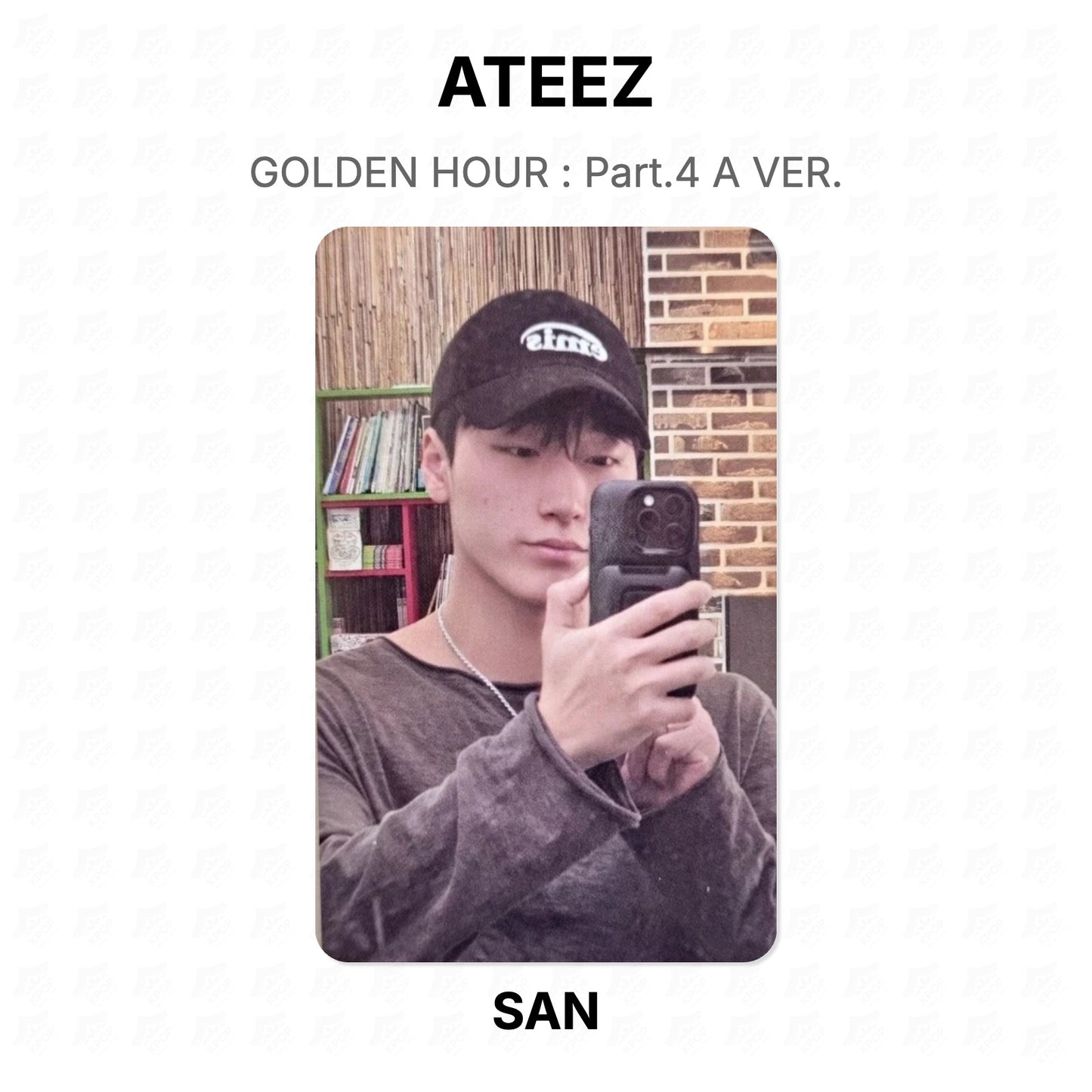 ATEEZ GOLDEN HOUR : Part.4 A VER. Official Photocard