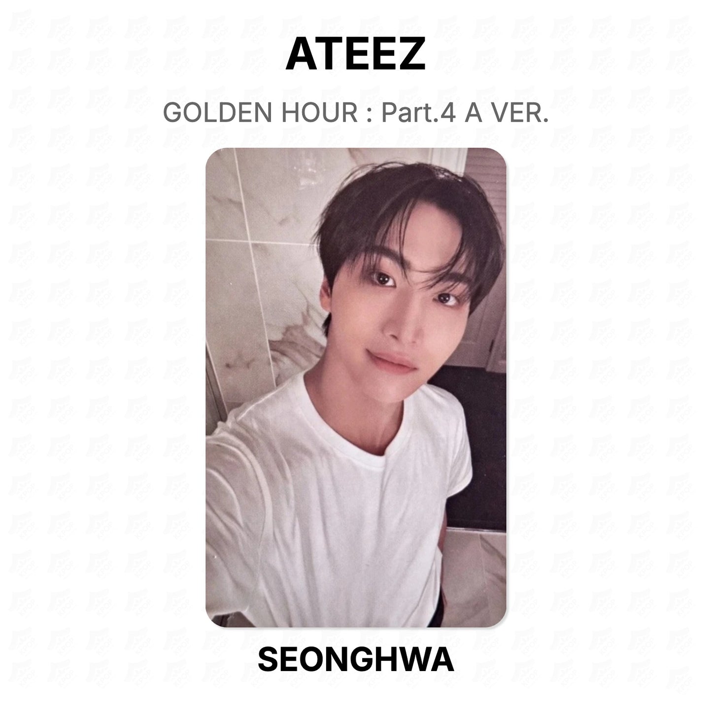 ATEEZ GOLDEN HOUR : Part.4 A VER. Official Photocard