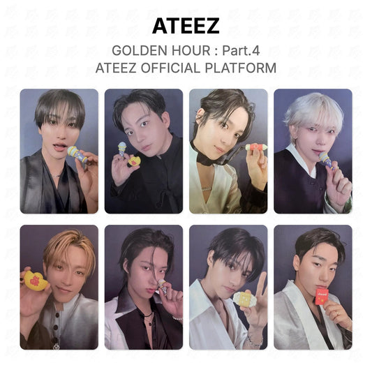 ATEEZ GOLDEN HOUR : Part.4 ATEEZ OFFICIAL PLATFORM Official Photocard
