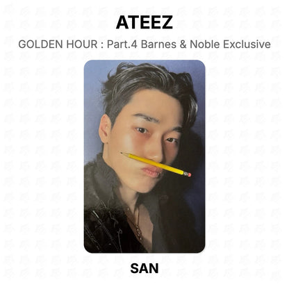 ATEEZ GOLDEN HOUR : Part.4 Barnes & Noble Exclusive Official Photocard