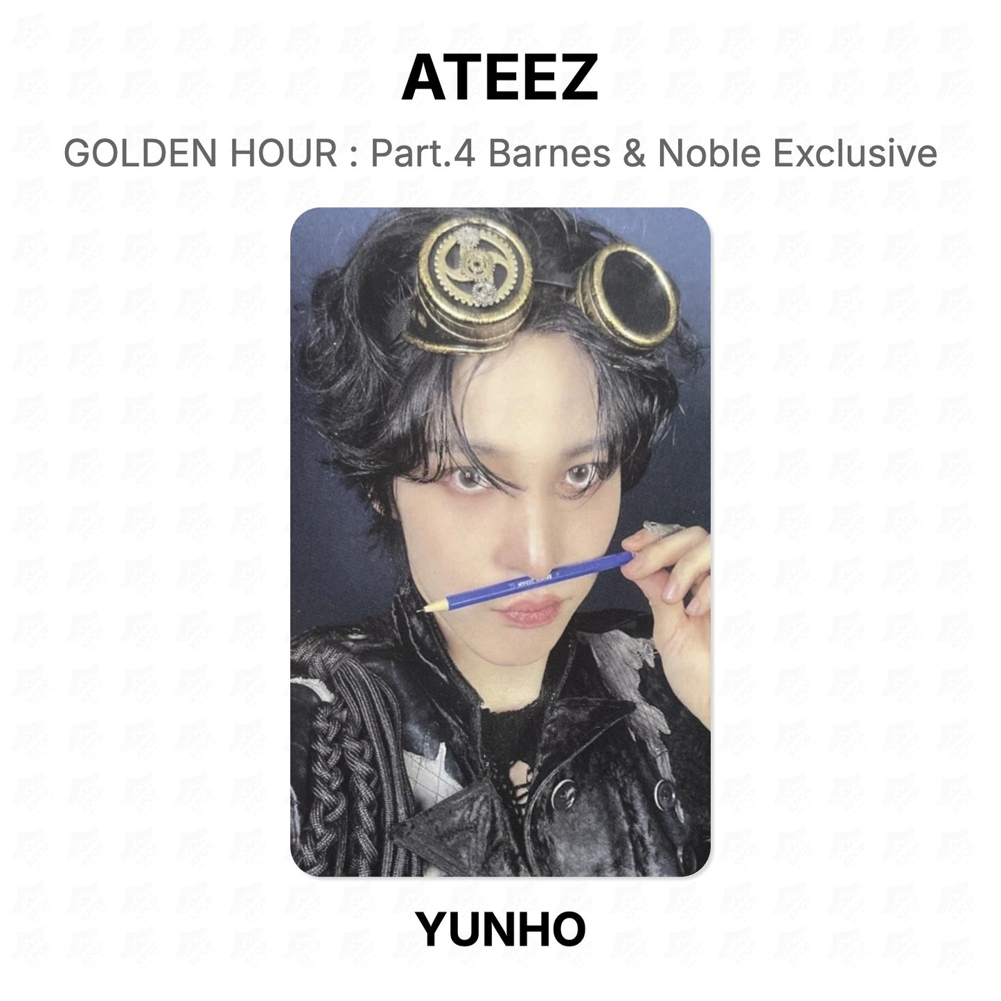 ATEEZ GOLDEN HOUR : Part.4 Barnes & Noble Exclusive Official Photocard