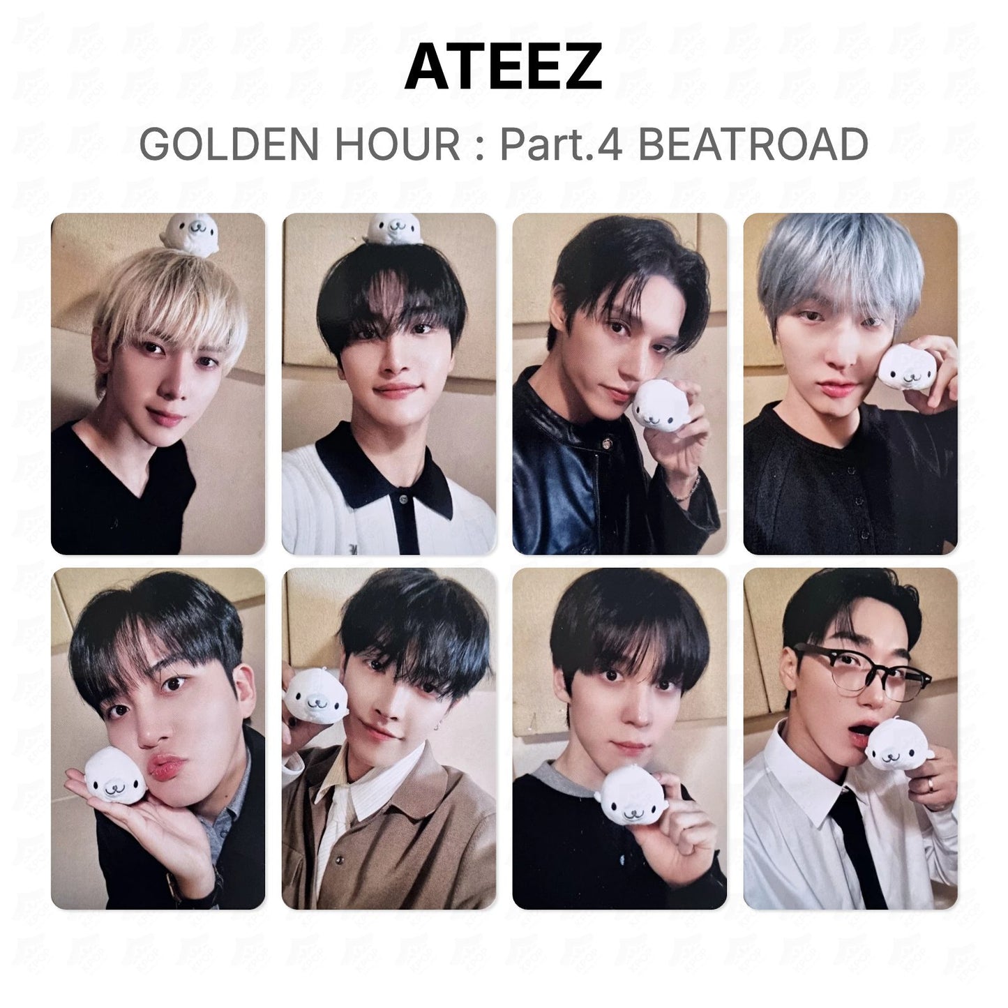ATEEZ GOLDEN HOUR : Part.4 BEATROAD Official Photocard