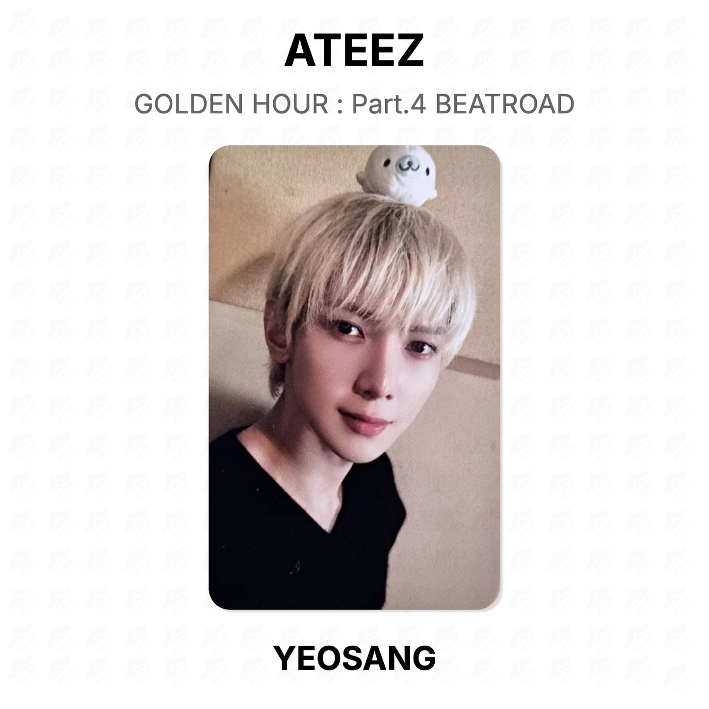 ATEEZ GOLDEN HOUR : Part.4 BEATROAD Official Photocard
