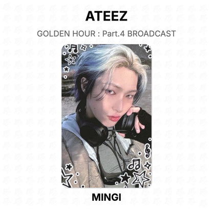 ATEEZ GOLDEN HOUR : Part.4 BROADCAST Official Photocard