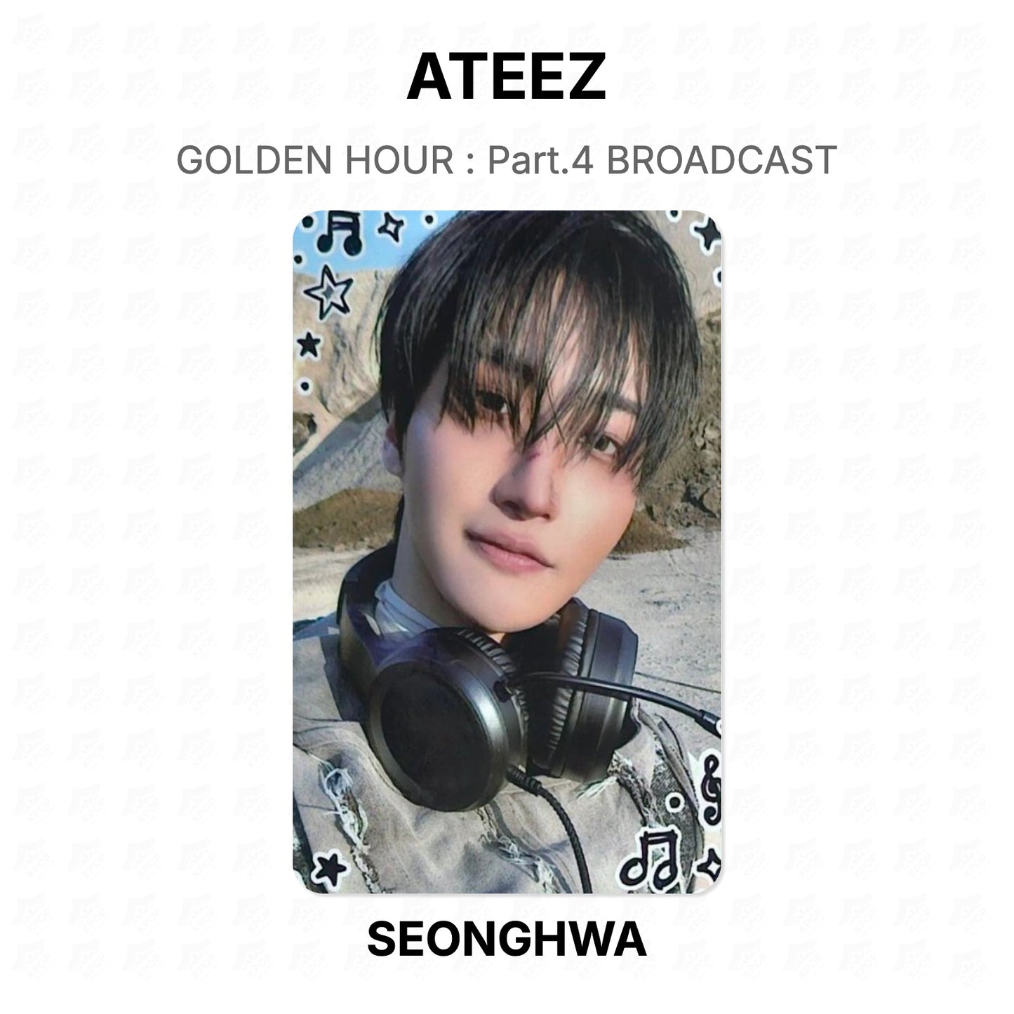 ATEEZ GOLDEN HOUR : Part.4 BROADCAST Official Photocard