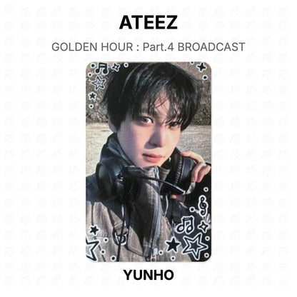ATEEZ GOLDEN HOUR : Part.4 BROADCAST Official Photocard