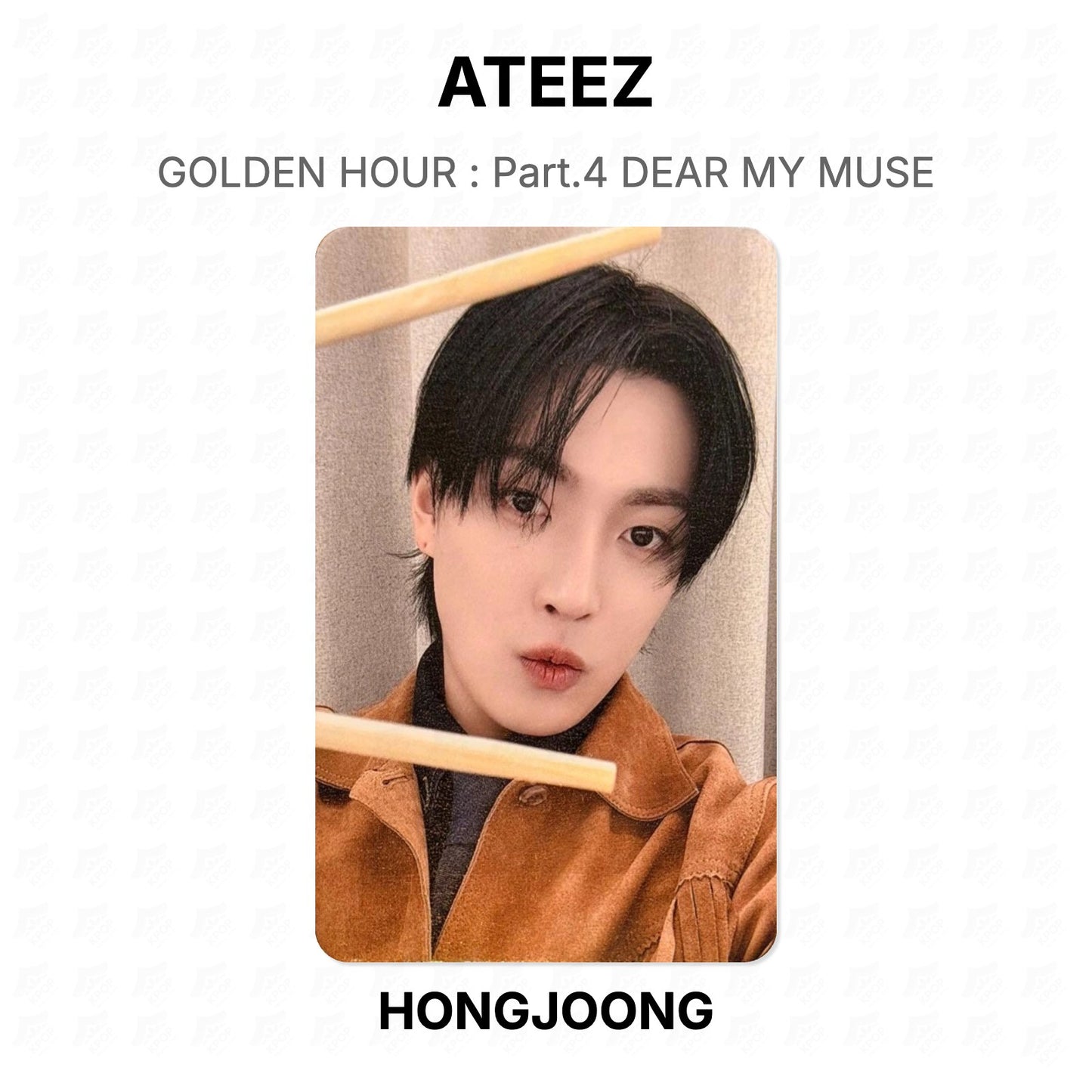 ATEEZ GOLDEN HOUR : Part.4 DEAR MY MUSE Official Photocard