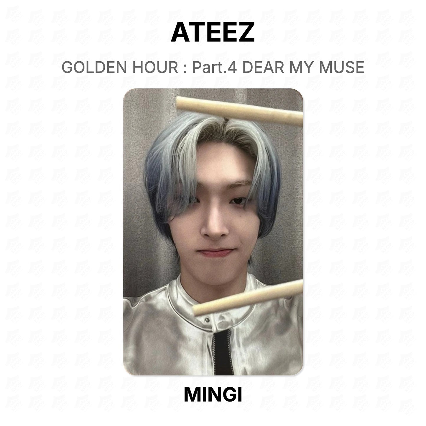 ATEEZ GOLDEN HOUR : Part.4 DEAR MY MUSE Official Photocard