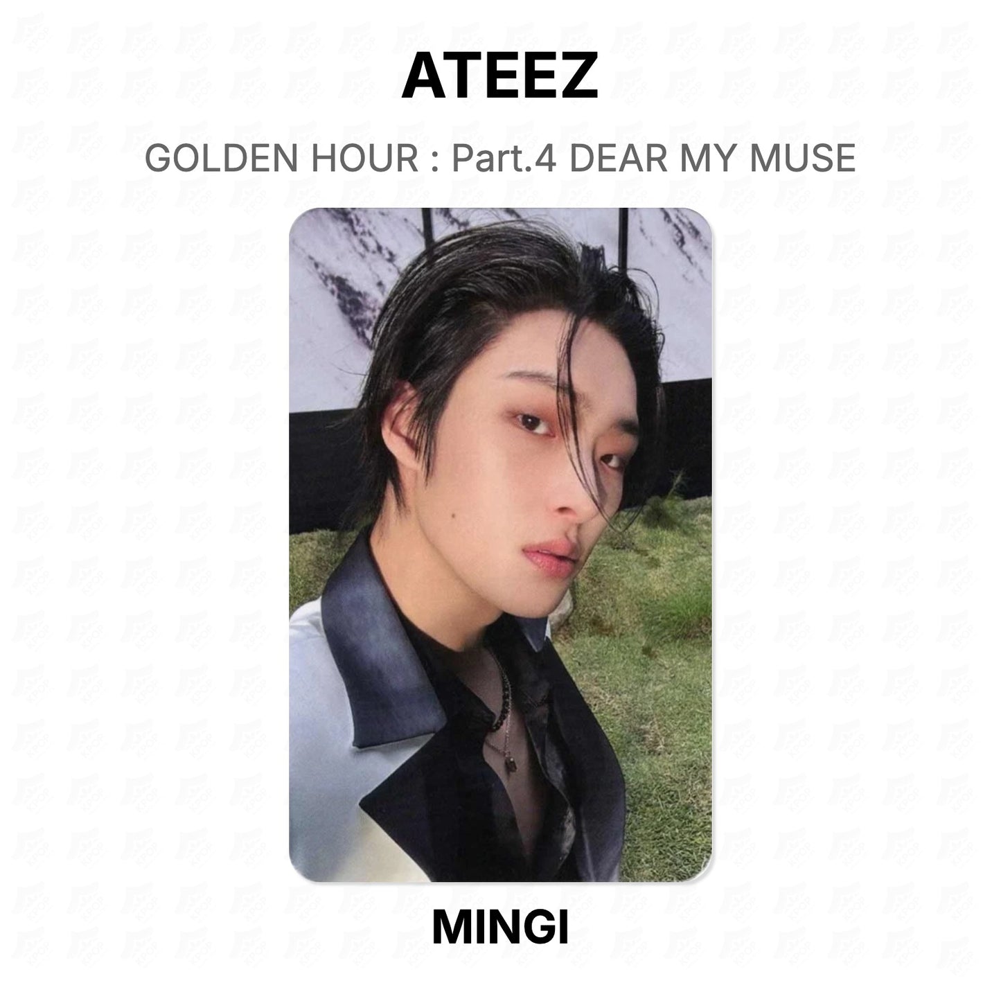 ATEEZ GOLDEN HOUR : Part.4 DEAR MY MUSE Official Photocard