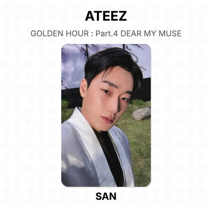 ATEEZ GOLDEN HOUR : Part.4 DEAR MY MUSE Official Photocard