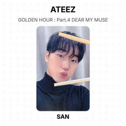 ATEEZ GOLDEN HOUR : Part.4 DEAR MY MUSE Official Photocard