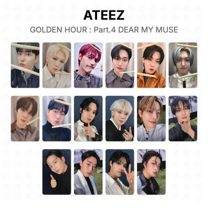 ATEEZ GOLDEN HOUR : Part.4 DEAR MY MUSE Official Photocard