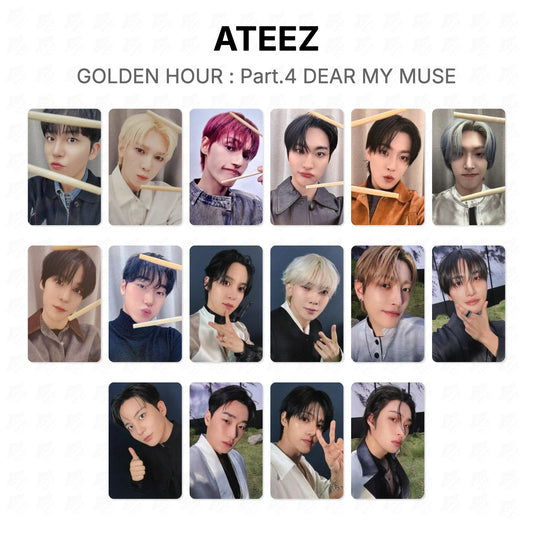 ATEEZ GOLDEN HOUR : Part.4 DEAR MY MUSE Official Photocard