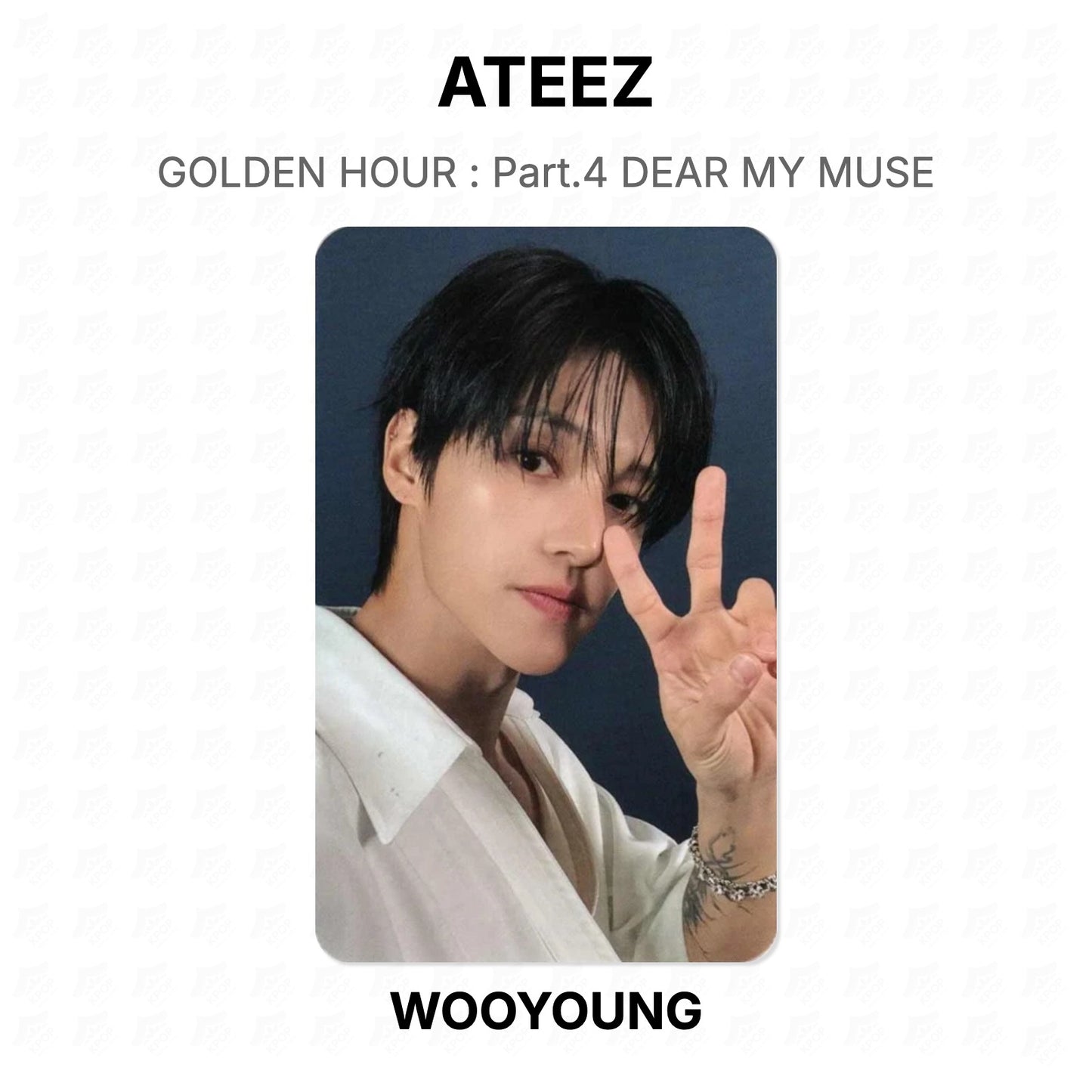 ATEEZ GOLDEN HOUR : Part.4 DEAR MY MUSE Official Photocard