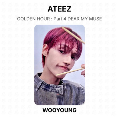ATEEZ GOLDEN HOUR : Part.4 DEAR MY MUSE Official Photocard