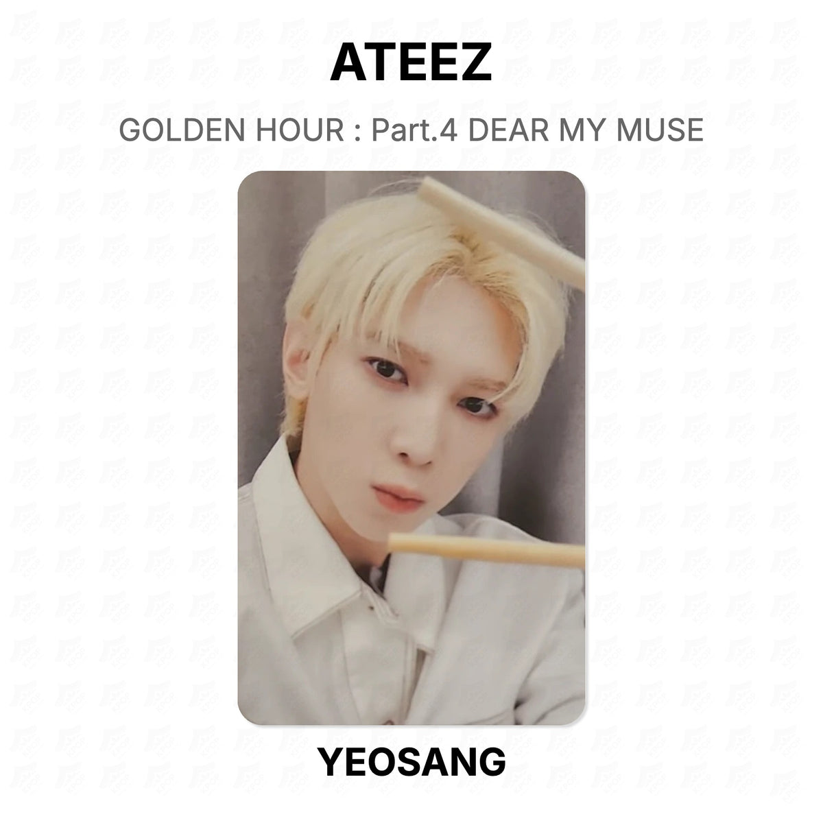 ATEEZ GOLDEN HOUR : Part.4 DEAR MY MUSE Official Photocard